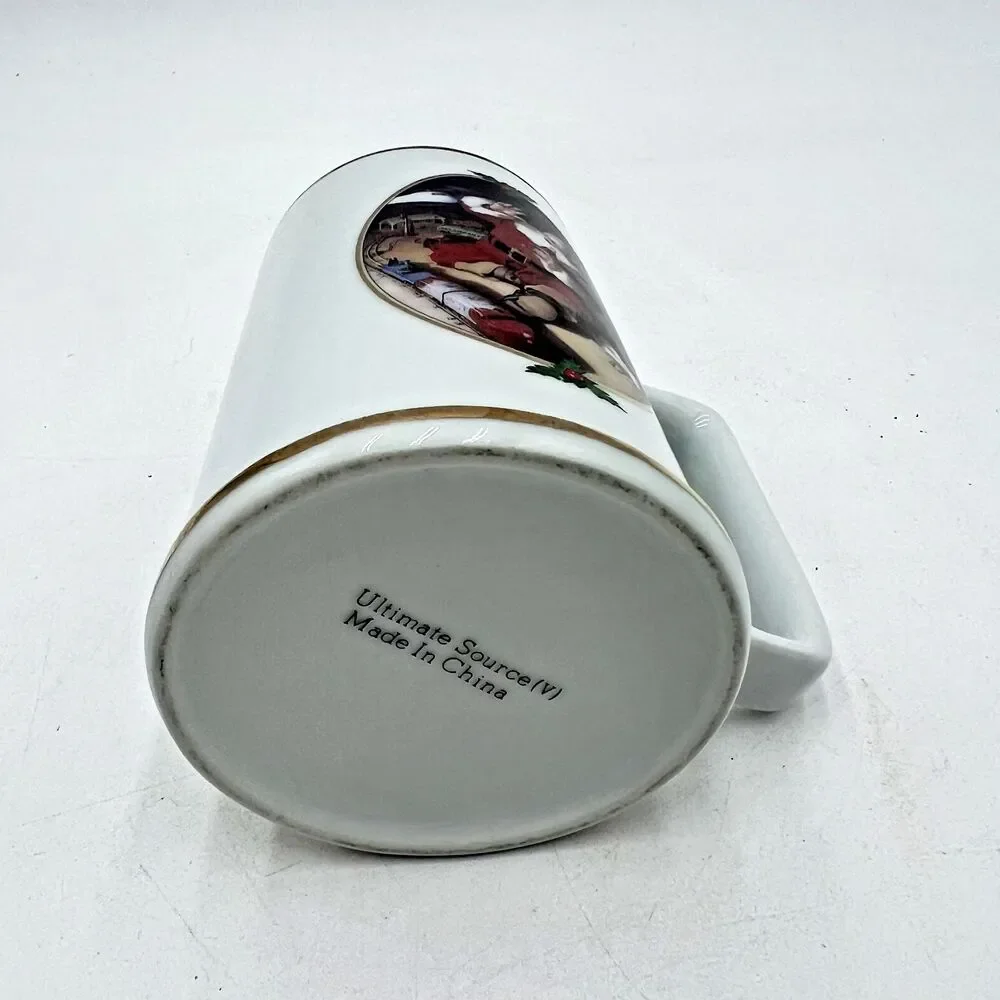 Coca-Cola Santa Coffee Mug Good Boys & Girls 1996 Seasons Greetings